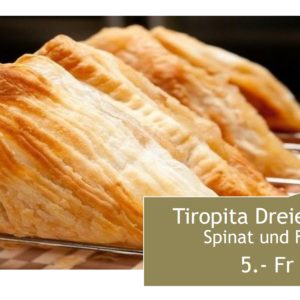 Tiropita Dreieck mit Spinat und Feta (stk) 200gr